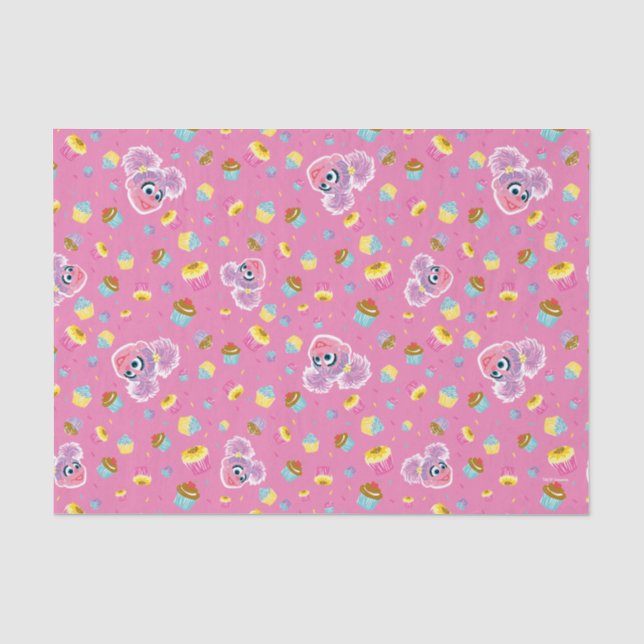 Abby Cadabby Cupcake Party Pattern Seidenpapier (Vorderseite)