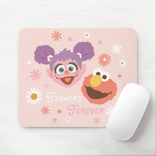 Abby Cadabby & Elmo Blume für immer Mousepad