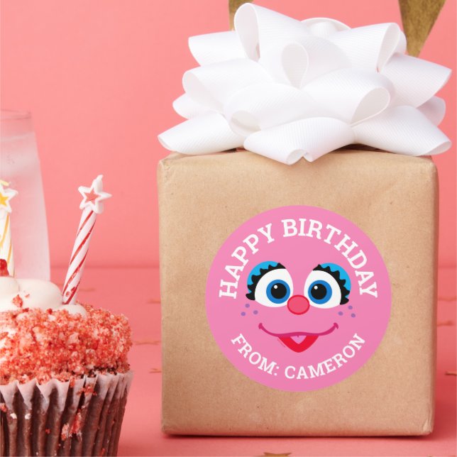 Abby Cadabby Face | Joyeuse étiquette cadeau d'ann (Fête)