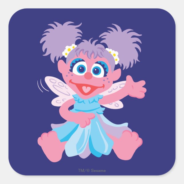 Abby Cadabby Fairy Quadratischer Aufkleber (Vorderseite)