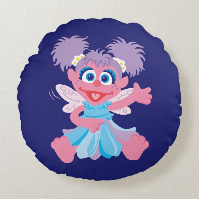 Abby Cadabby Fairy Rundes Kissen (Vorderseite)