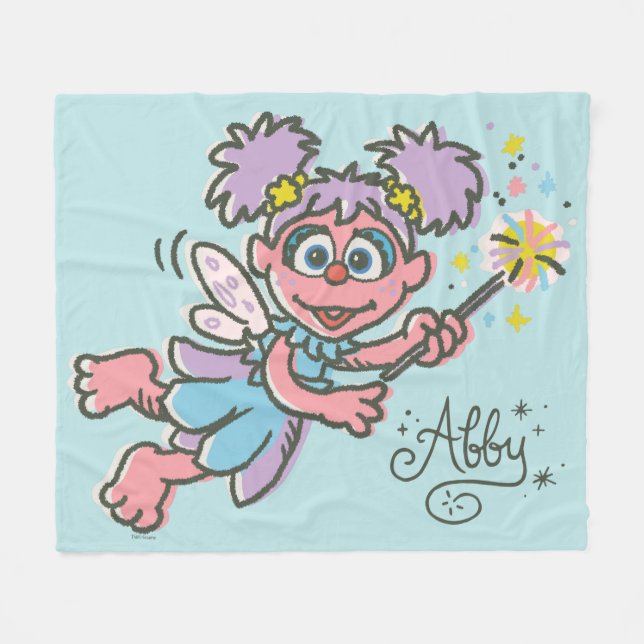 Abby Cadabby Flying Fleecedecke (Vorderseite (Horizontal))