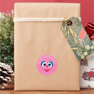 Abby Cadabby Frohe Weihnachten Geschenk-Anhänger Runder Aufkleber