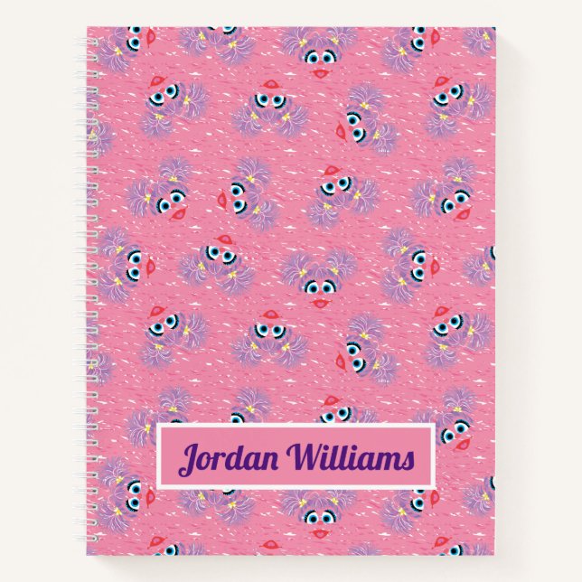 Abby Cadabby Fur Face Pattern Notizbuch (Vorderseite)