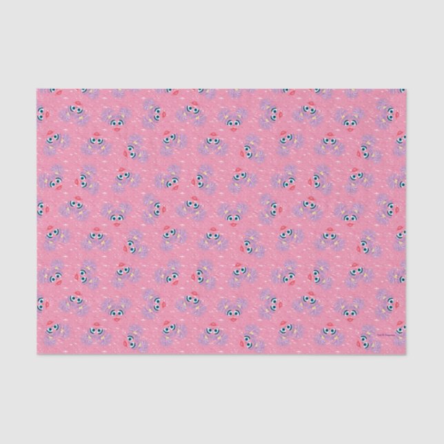 Abby Cadabby Fur Face Pattern Seidenpapier (Vorderseite)