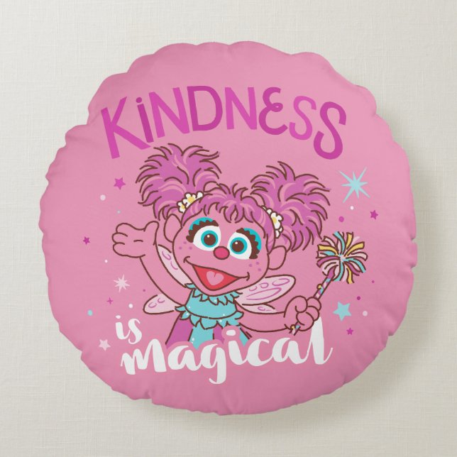 Abby Cadabby - Kindness ist magisch Rundes Kissen (Vorderseite)