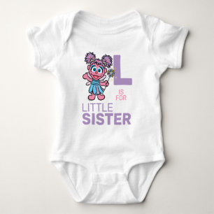 Abby Cadabby   L steht für kleine Schwester Baby Strampler