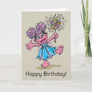 Abby Cadabby Retro-Kunst Karte