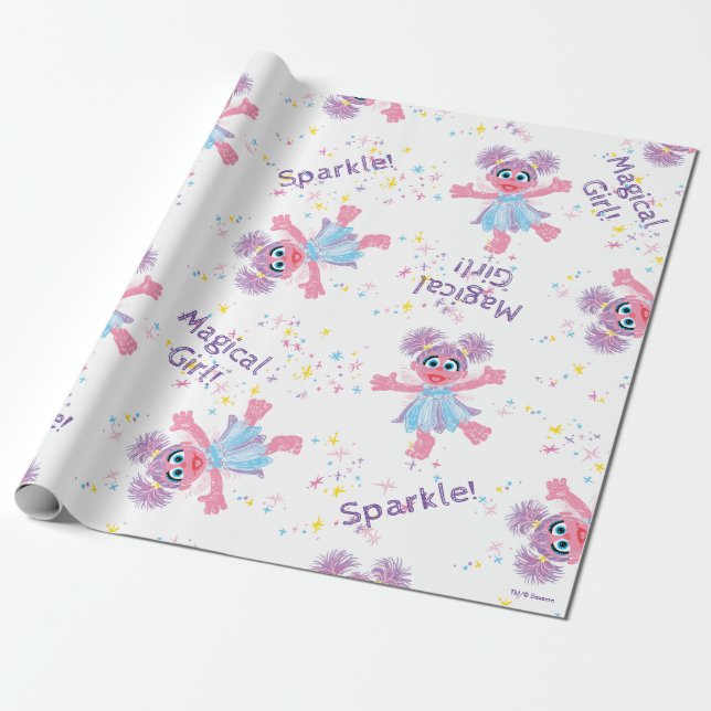 Abby Cadabby Sparkle Pattern Geschenkpapier (Ungerollt)