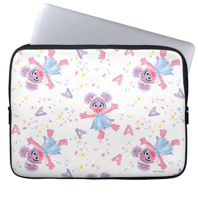 Abby Cadabby Sparkle Pattern Laptopschutzhülle (Vorderseite)