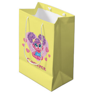 Abby Cadabby Valentine Hearts Graphic Mittlere Geschenktüte