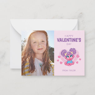 Abby Cadabby Valentinstag-Herz-Grafik Mitteilungskarte