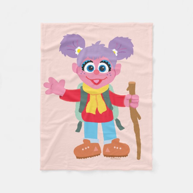 Abby Cadabby Wandern Fleecedecke (Vorderseite)