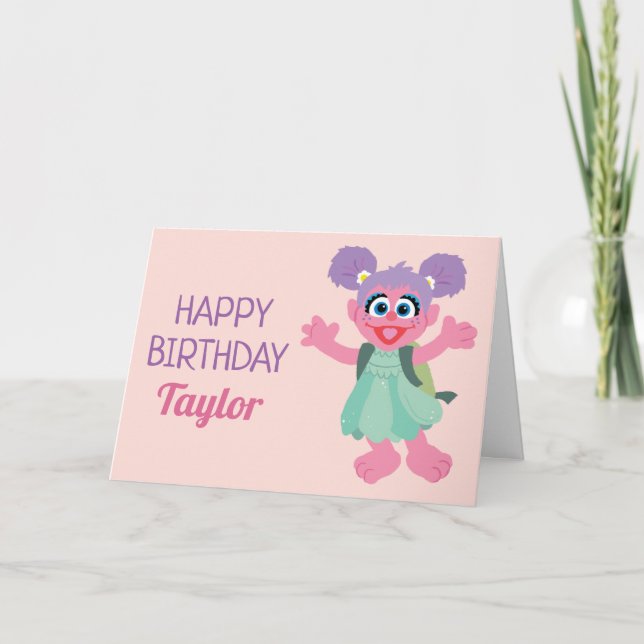 Abby Cadabby Woodland | Happy Birthday Karte (Vorderseite)