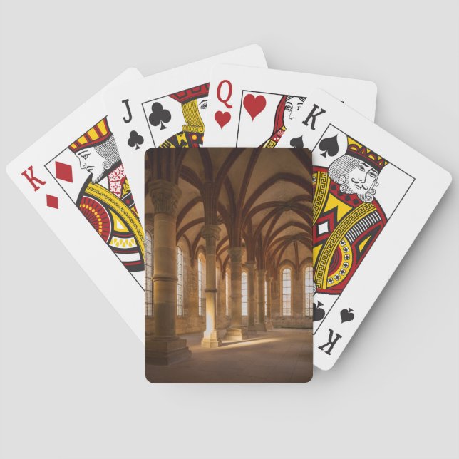 Abby Cloister-Architektur| Deutschland Spielkarten (Rückseite)