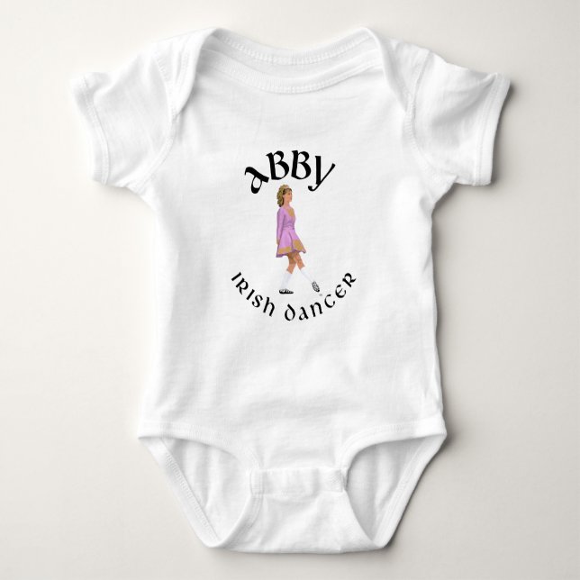 ABBY Custom Irish Dance Products Baby Strampler (Vorderseite)