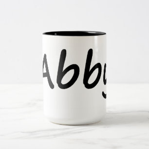 abby Kaffeetasse-Tasse Zweifarbige Tasse