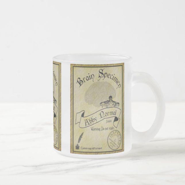 Abby Normal-Tasse Mattglastasse (Rechts)