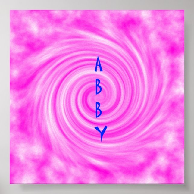 Abby Poster Pink (Vorne)