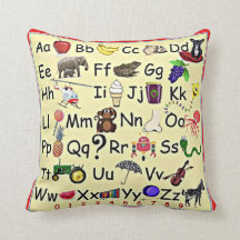 ABC 123 Alphabet-Zahlen, die Kissen-Vorschule