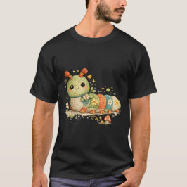 ABC 123 Herzschlag Lustig Niedlich Raupen-Häkelarb T-Shirt