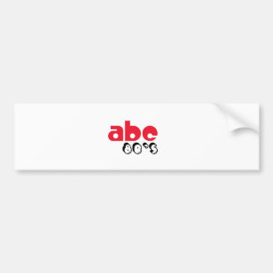 ABC-Achtzigerjahre Autoaufkleber