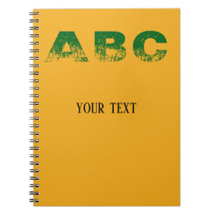 ABC-Alphabet Notizblock