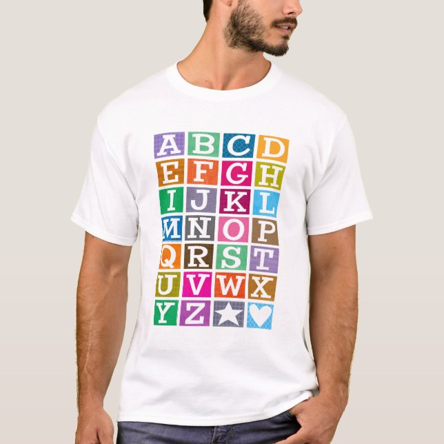 ABC Alphabet T-Shirt (Vorderseite)