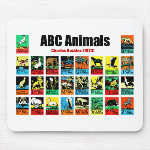 ABC Animals , Charles Buckles (1923) Mousepad