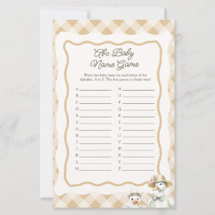 ABC Baby Name Goose Theme Baby Shooting Game