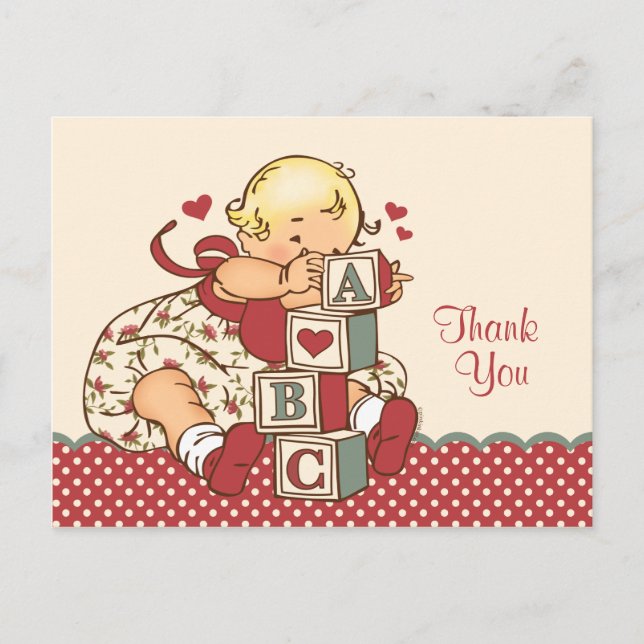 ABC Baby Postkarte (Vorderseite)