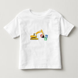 ABC Baggerbauwagen Kleinkind T-shirt
