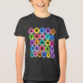 ABC-Bildungsbuchstaben-Nursery-Poster-Geschenk Tri-Blend Shirt