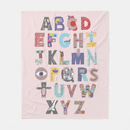 ABC Blanket Fleecedecke