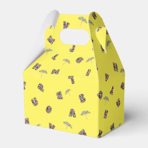 abc Brief zebra safari Wildzofenbaumschulkinder Geschenkschachtel