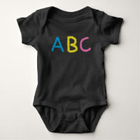 ABC Colored Chalk Letters