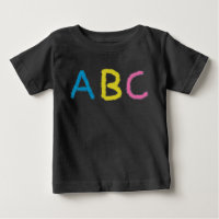 ABC Colored Chalk Letters