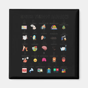 Abc Der Sprachtherapie Alphabet Sprachsprachpathol Magnet