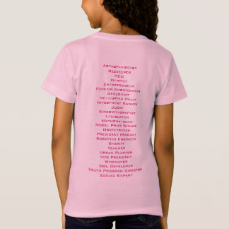 ABC des Mädchen-Powers T-Shirt