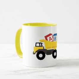 ABC Dump Truck Construction Trucks Tasse