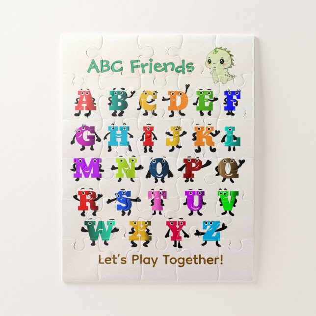 ABC Freunde Spielzeit Puzzle (Vertikal)