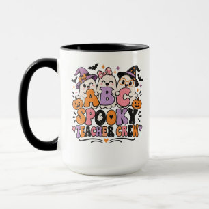 ABC Gruselige Lehrer-Crew Halloween-Tasse Süßer Tasse