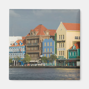 ABC-Inseln, CURACAO, Willemstad: Hafenfront 2 Magnet