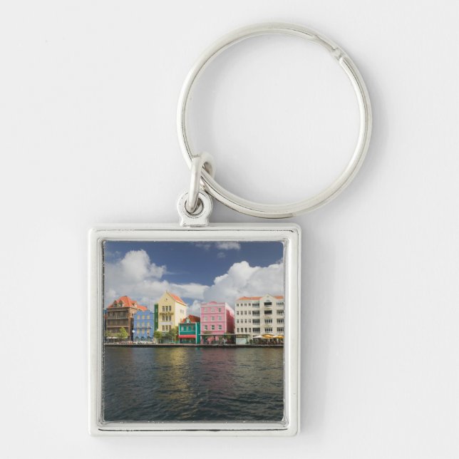 ABC-Inseln, CURACAO, Willemstad: Hafenfront Schlüsselanhänger (Vorne)