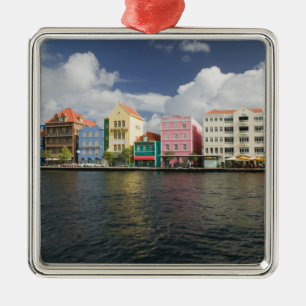 ABC-Inseln, CURACAO, Willemstad: Hafenfront Silbernes Ornament