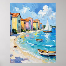 Abc islands coast poster