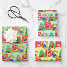 ABC Kids Design Wrapper Geschenkpapier Set