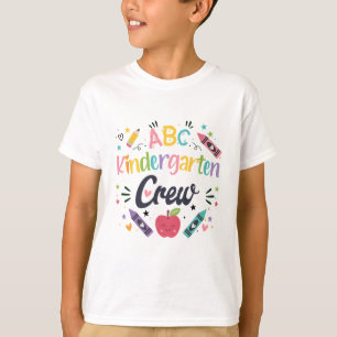 ABC Kindergarten Crew Schuldesign T-Shirt