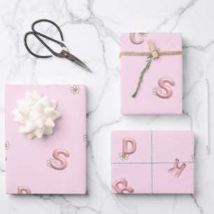 ABC Kindergarten daisy Balloon Studentenschule Geschenkpapier Set