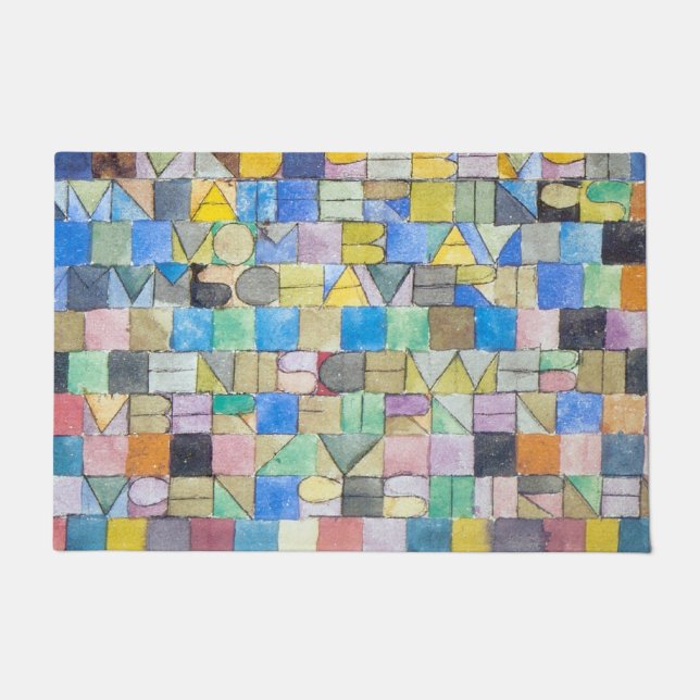 ABC, Paul Klee Fußmatte (Vorderseite)